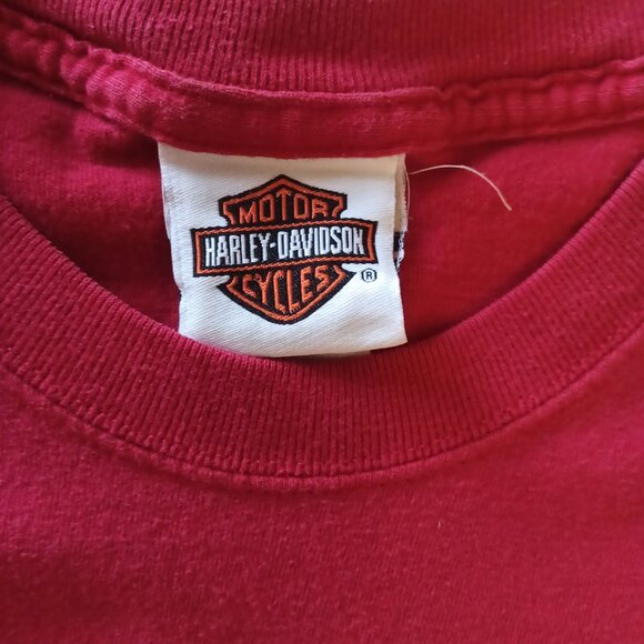 Harley-Davidson Javelina H-D Boerne Texas Red Graphic T-Shirt Men’s Large - Picture 10 of 14